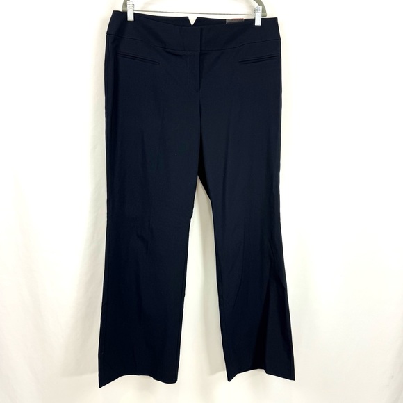 Lane Bryant Pants - Lane Bryant NWT Women’s Sz 4 38X32 Navy Lafayette Curvy Straight Fit Dress Pants